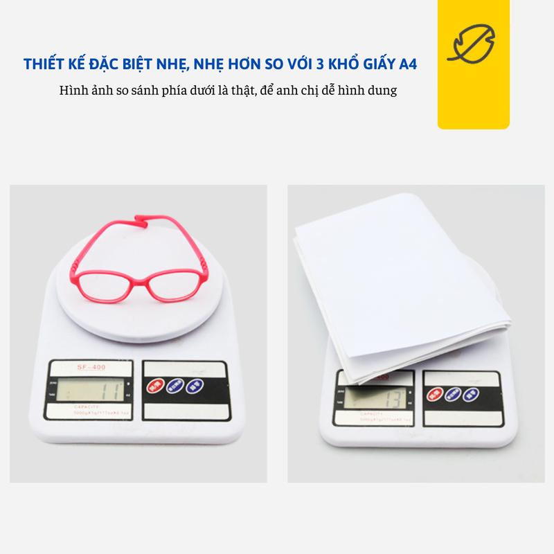 AORON - Kính Trẻ Em Chống Ánh Sáng Xanh, Kính Cho Bé 0 - 2 Tuổi Nhiều Màu Sắc, Gọng Kính TPEE Dẻo Chống Gãy Có Thể Thêm Dây Đeo Chống Tuột Tiện Lợi - AK186 4