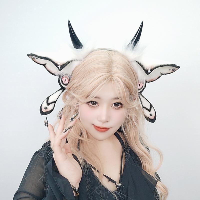 Insect Design Hair Hoop, Creative Simulation Plush Hair Hoop, Party Costume Accessories for Women & Girls, Cosplay Costume Accessories 3