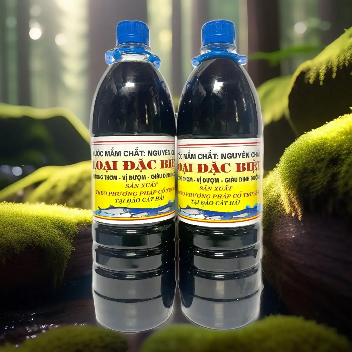 Combo 2L nước mắm chắt cốt cá nhâm - Ủ 2 năm Nước Sốt Gia Vị Chua Cay