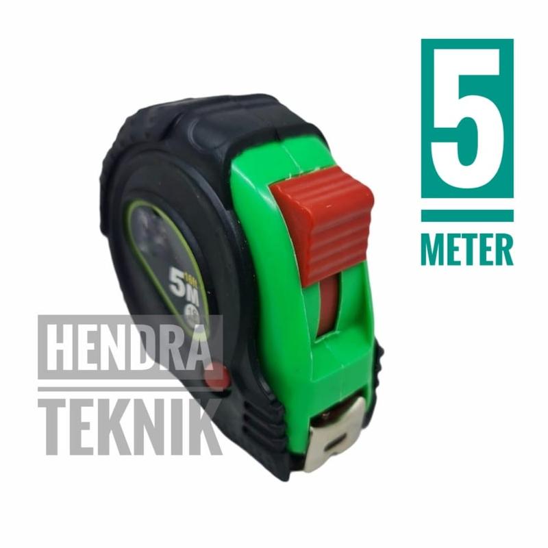 METERAN ROL 5M LAPIS KARET ROL METER 5 METER MURAH BAGUS PITA PENGUKUR 0