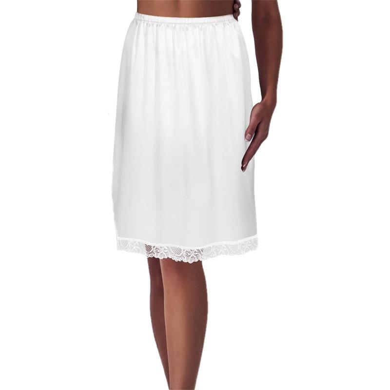 High waisted white skirt extender best sale