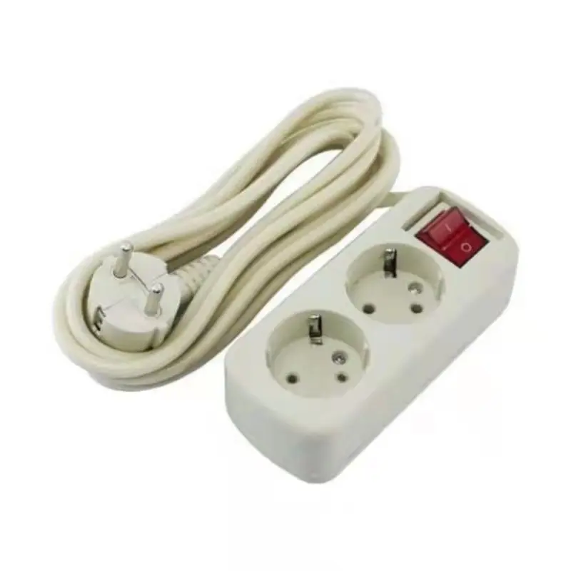 STOP KONTAK + KABEL 2/3/4/5 LUBANG 3/5 METER SNI Colokan Saklar 1