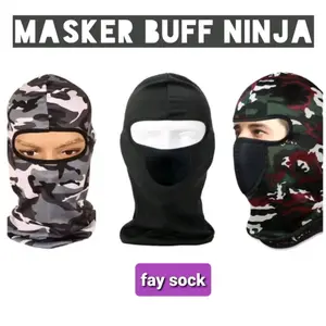 Masker Buff ninja/masker ninja/Masker buff full face Mancing