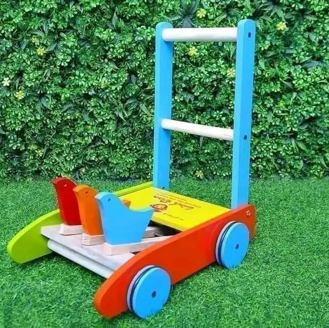 Xe gà tập đi cho bé (chất liệu bằng gỗ) - Thương hiệu uy tín,thiết kế chắc chắn An Toàn