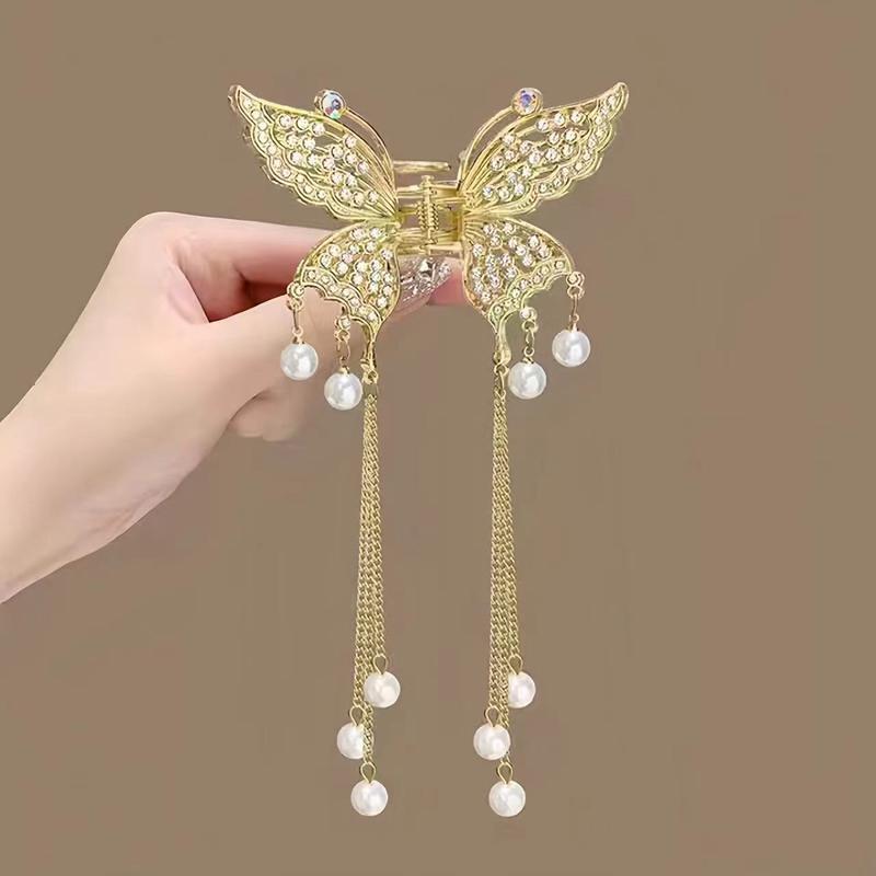 Kẹp Tóc Hình Bướm, Phong Cách Hàn Quốc, Thiết Kế Thanh Lịch, Thích Hợp Cho Bé Gái Women 8