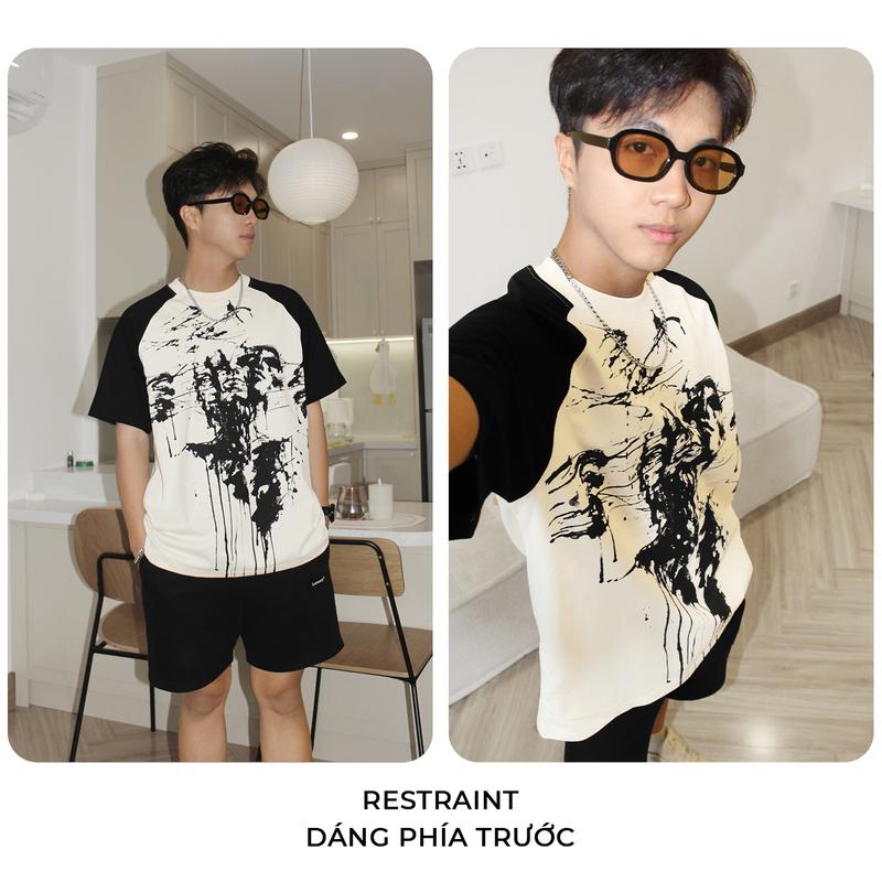 Áo Thun Local Brand Unisex LUNACY Restraint Cotton Form Oversize 1