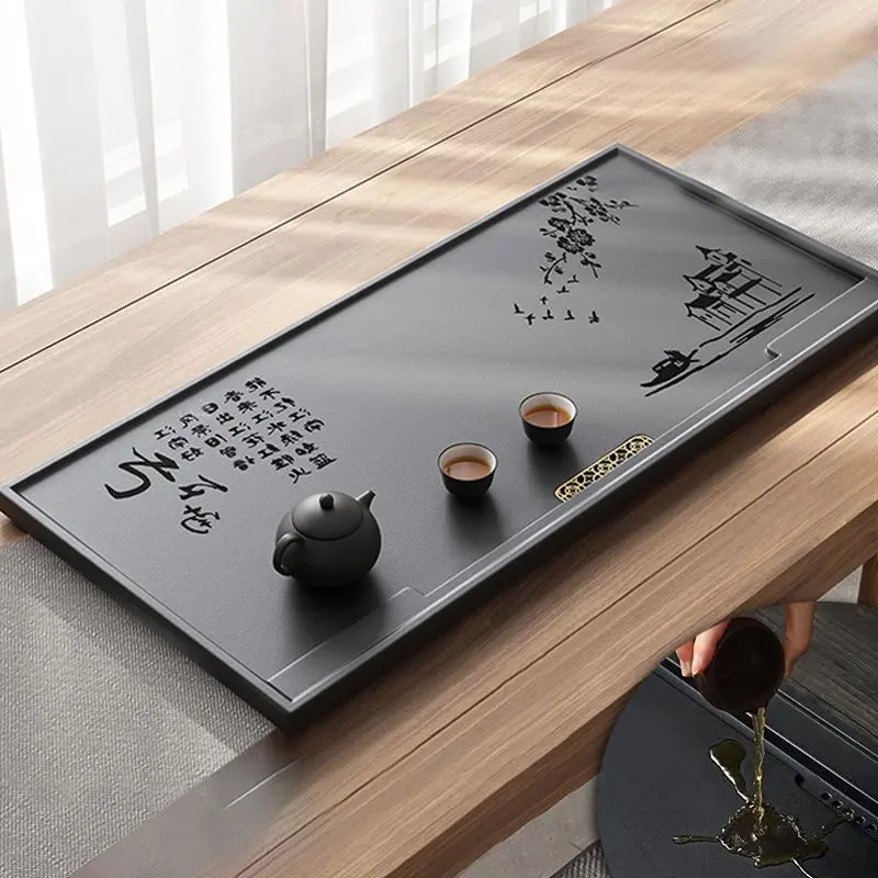 Bộ trà, Hi88, Khay trà Đá vàng đen, cho phòng Khách và văn phòng, Bàn trà Kung Fu bằng đá tự nhiên, Bãi biển trà, Bộ trà cao cấp, 8038 Đánh giá tích cực bộ  ấm  trà  gốm  sứ