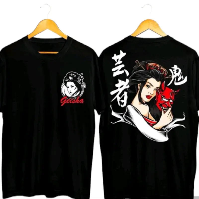 PAKET ISI 7PCS KAOS JEPANG Hitam 7
