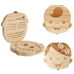 Product Introduction of Wooden Baby Teeth Storage Box Teeth Wooden Box Umbilical Cord Tooth Collection Box Infant And Toddler Souvenir Box 17