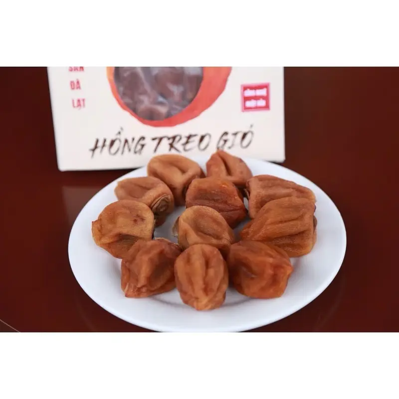 [ Hàng cao cấp size 15-20 quả ] 500GR Hồng vuông đồng không hạt Treo Gió Hoàng Minh Food Hồng Dẻo Đặc Sản Thơm Ngon Ngọt Tự Nhiên Phù Hợp Làm Quà Tặng Lễ Tết 3