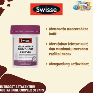 Swisse Ultiboost Astaxanthin Glutathione Complex 30 Caps - Multivitamin Kesehatan Vitamin C & E