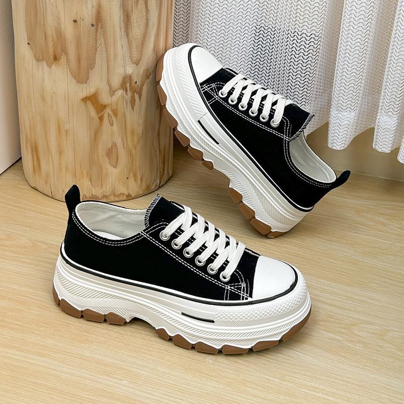 Sepatu Sneakers Boots Wanita Casual Hak Tinggi Jaemin Sport Shoes MNS982 8