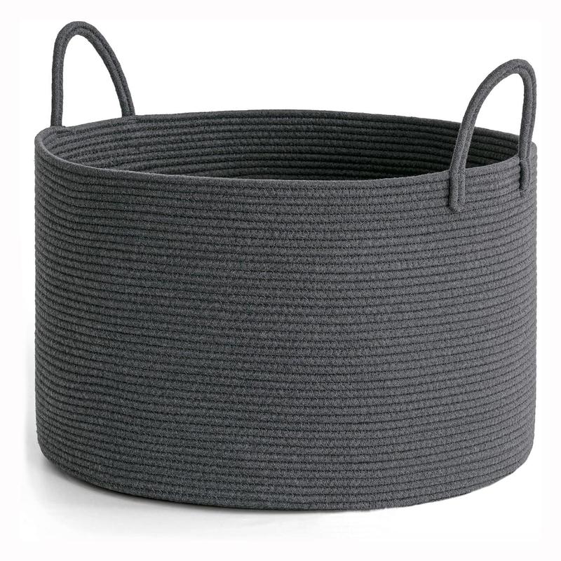 Large Capacity Clothes Basket with Handle, Summer Foldable Laundry Basket, Bathroom Accessories, Storage Basket for Home Laundry Room, Bedroom, Living Room 8