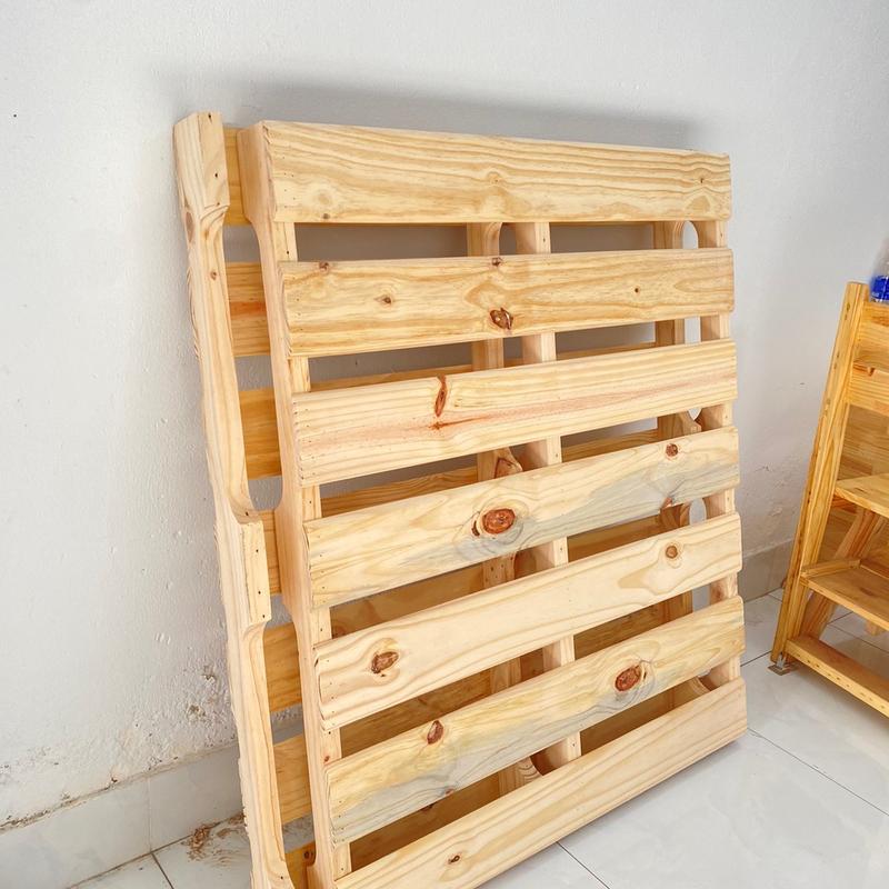 GIƯỜNG PALLET 1M2 / 1MX2M CAO GAN  10CM GỖ THÔNG GIÀNH CHO 1 NGƯỜI 4