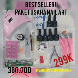 PAKET USAHA NAIL ART UNTUK PEMULA ( PAKET 11)