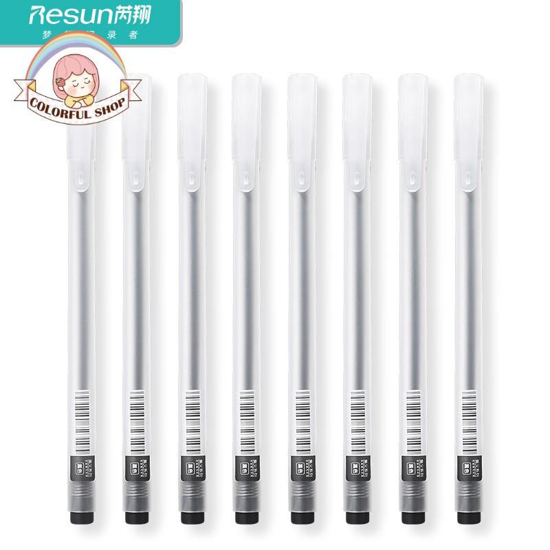   Colofulshop  Bút gel basic RESUN khô nhanh nhiều màu phụ kiện văn phòng phẩm 