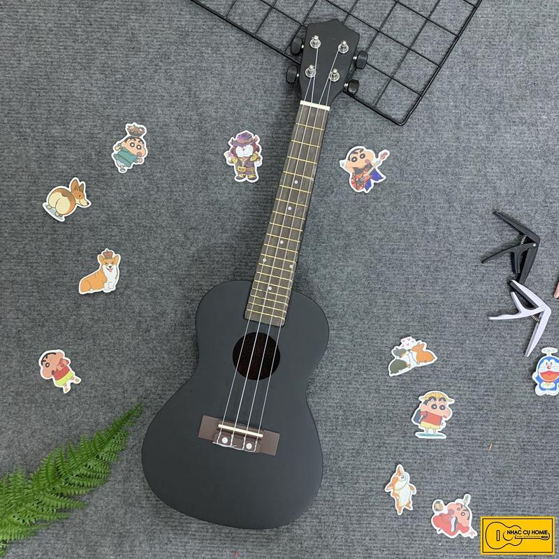 ĐÀN UKULELE CONCERT ĐEN 23INCH nhạc cụ gẩy