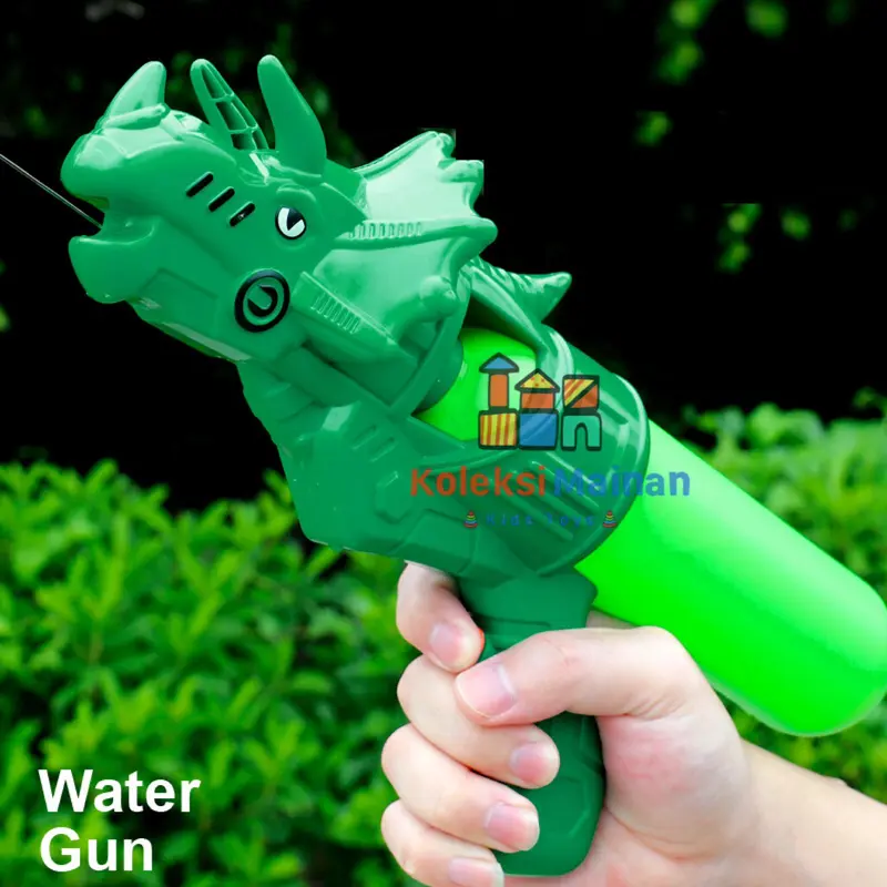 Mainan Anak Water Gun Dinosaurus Triceratops Tembak Tembakan Air Dino 1