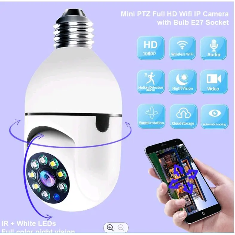 Ip Camera CCTV WIFI Full HD 1080p Aplikasi V380 Pro / Kamera Cctv Wifi Komunikasi 2 Arah HD 1080P 2MP Aplikasi V380 Pro / Cctv Ip Cam Wireless 1080P Baby Cam Camera Berkualitas Dengan Harga Terjangkau Dijamin Puas / CCTV Putih Lens