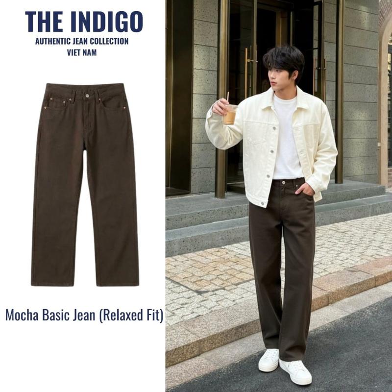 Quần Jean Nam MOCHA BASIC KAKI JEANS - THE INDIGO - Quần KAKI Form REGULAR MÀU…