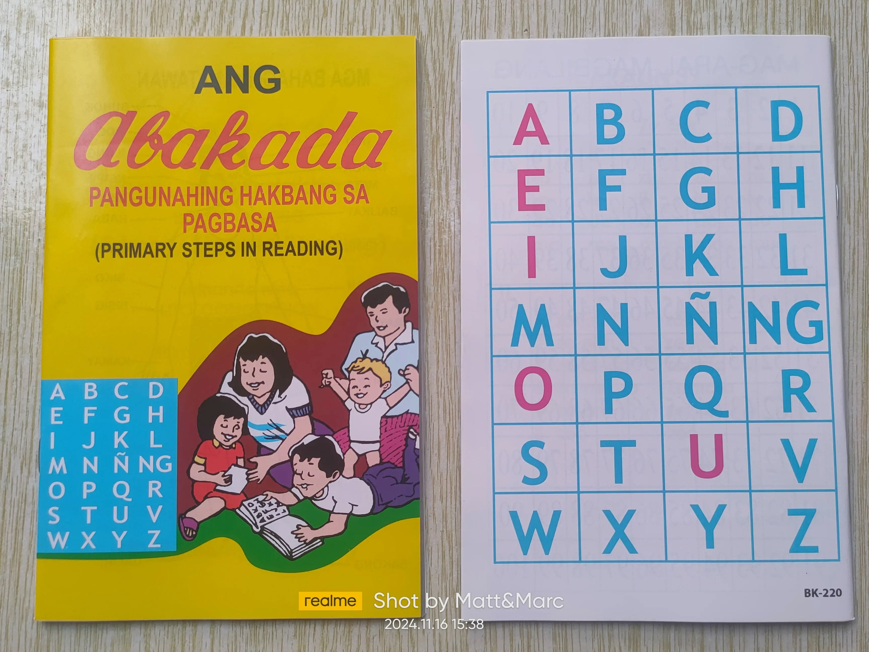 Ang ABAKADA Book Pangunahing Hakbang ng Pagbasa (Makapal-64 pages) Primary Steps in Reading (Thick) SOLD PER PIECE