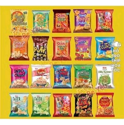 Combo 10 gói bánh snack bim bim oishi 32gr