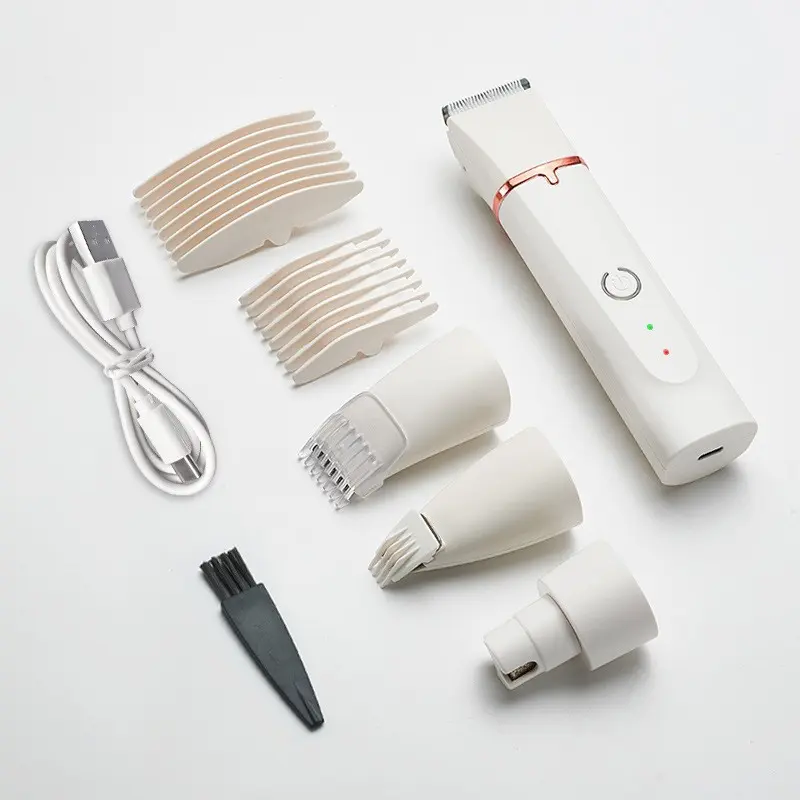 Tông đơ cắt tỉa lông chó mèo đa năng thế hệ mới, 4 chức năng đa dụng, Full Bộ cao câos, chống nước, sạc USB 0
