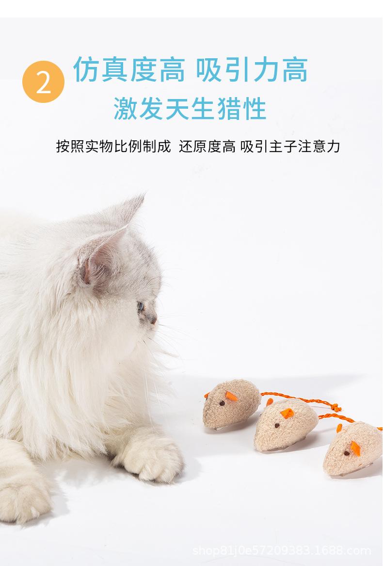 Product Introduction of Cat Toy Little Mouse Self-Entertainment Cat Toy Durable Chew Cat Stick Catnip Toy Cat Grass Cat Teaser Ball Toy 4
