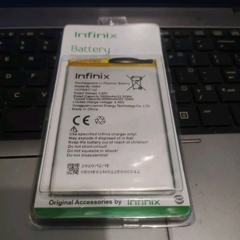 BATERAI BATRE INFINIX HOT 9 PLAY X680 - HOT 10 PLAY X688B X688C BL58BX BATTERY 2