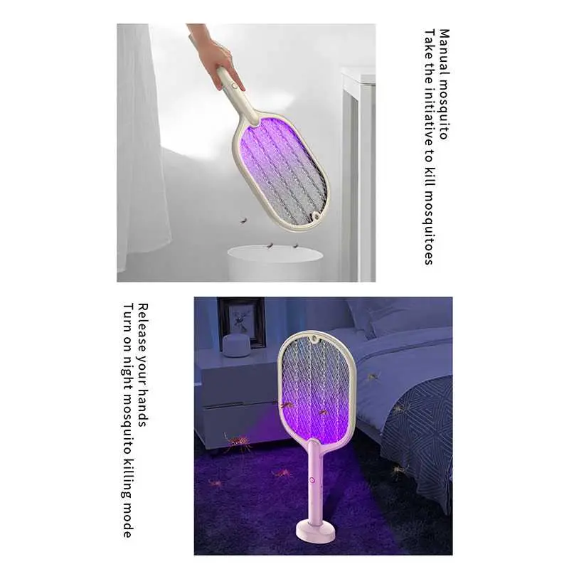 YANKE Raket Nyamuk Electric Mosquito Racket Rechargeable - WP-07 2
