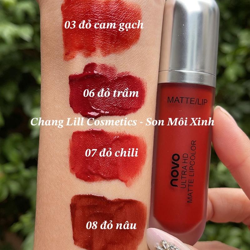 Son Kem Lì Novo Mập Chính Hãng Mềm Mịn Môi Cosmetic Nữ Son Môi