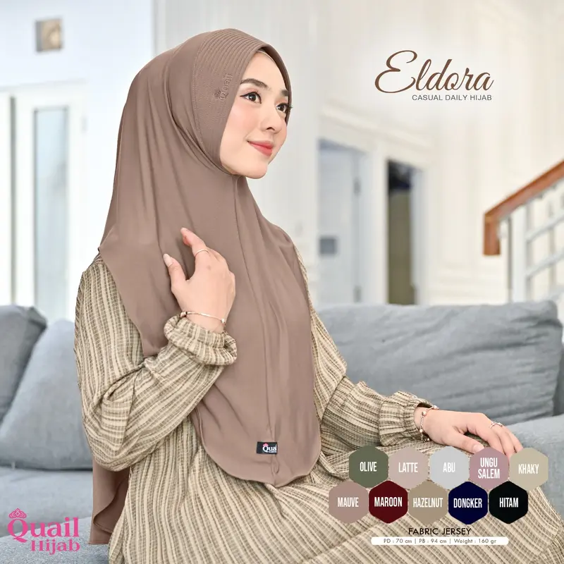 QUAIL HIJAB INSTAN JERSEY ELDORA 0