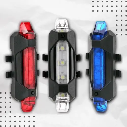Lampu Sepeda di Cas Super Terang | Lampu Sepeda Depan Belakang | Lampu Sepeda LED