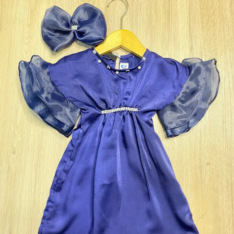 Kaftan Anak Lolita by Bestari muslim baju Lebaran Cewek Gamis 6-7 tahun 8