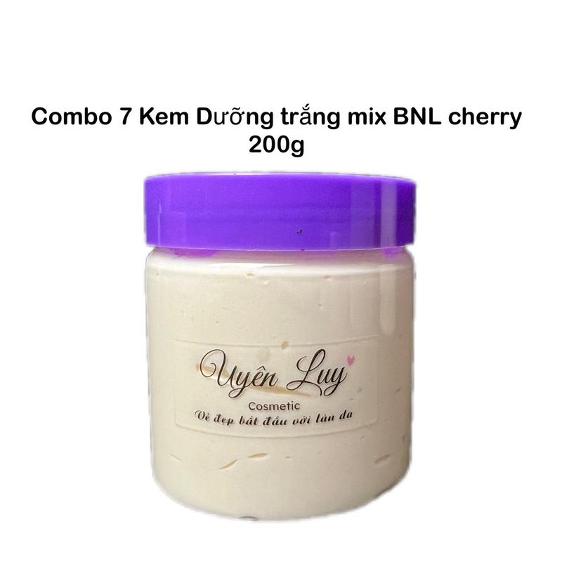 Combo 7 Kem Body Dưỡng Trắng mix BNL tím (Hủ 200g) Uyên Luy cosmetic