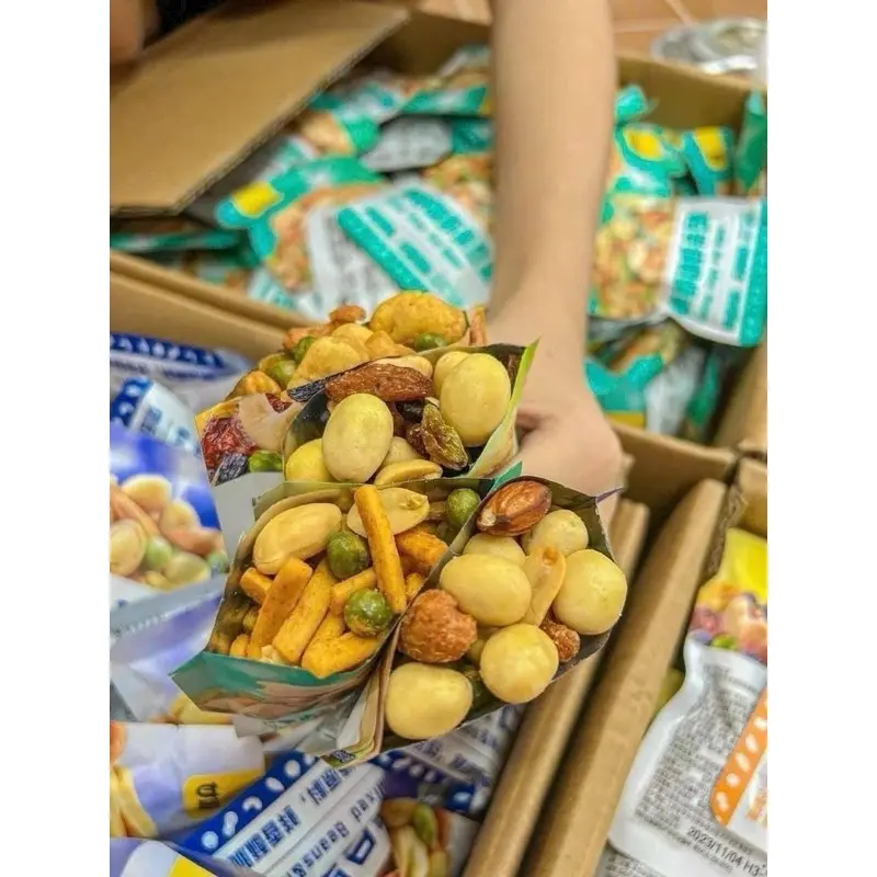 1kg Gói Hạt Mix Dinh Dưỡng GANYUAN gói, Mix Trái Cây Sấy Giòn, Hạt Ngũ Cốc Sấy Khô Tẩm Tẩm Vị Nội Địa, Ít Chất Béo Vị Trái Cây Tự Nhiên - Food có túi ngũ cốc ăn sáng ngũ cốc & yến mạch có không caffeine 7 5