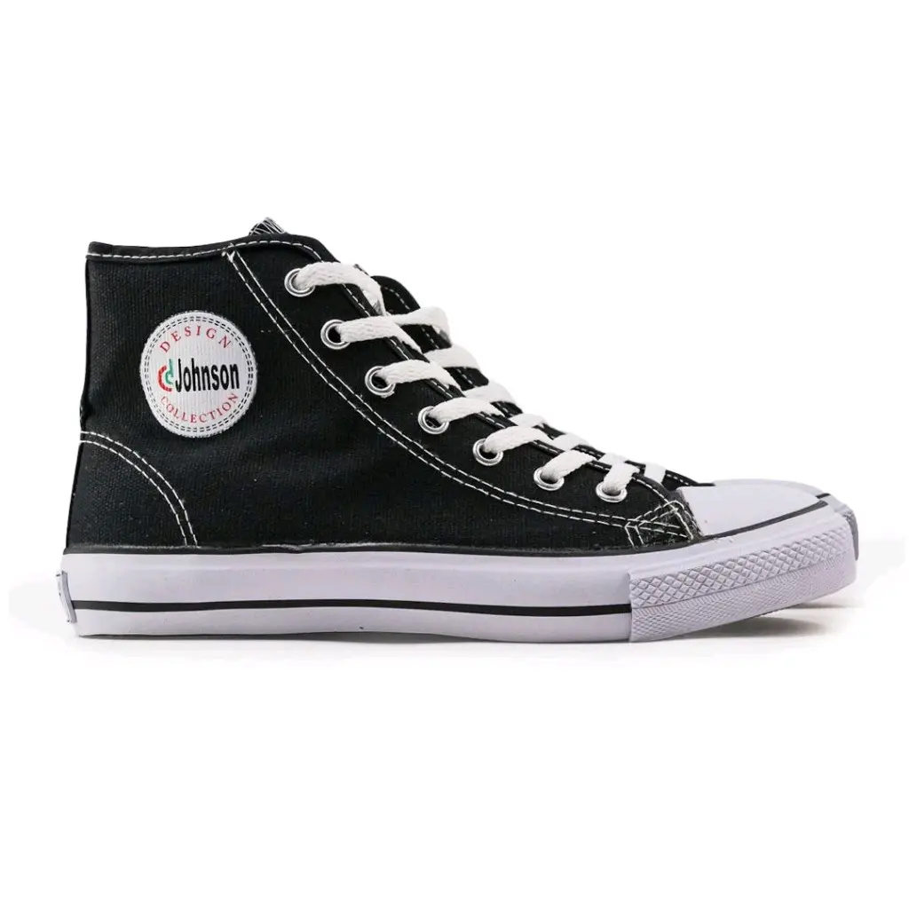 Sepatu Johnson High Black White