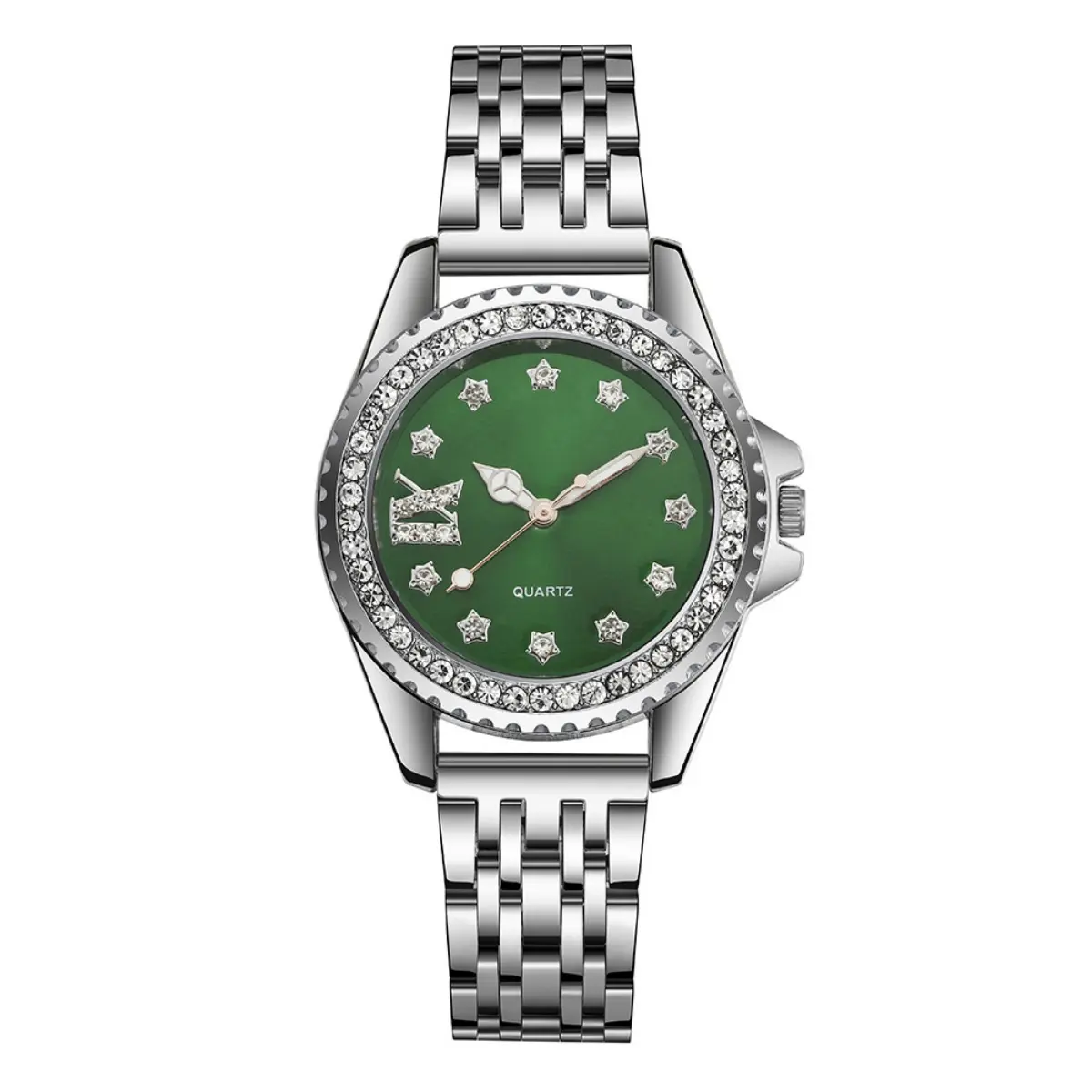 Jam Tangan Wanita, Fesyen Kasual, Tali Keluli, Mudah dan Bergaya, Sesuai untuk Pelajar, Jam Tangan Kuarza, Mampu Milik, Mewah, Ketibaan Baru Watches Magnetic