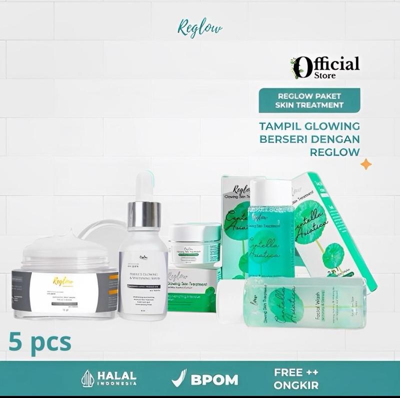 Product Introduction of Reglow Perfect Glowing Lengkap Reglow Facial Wash Day Cream Night Cream Serum Toner Reglow By Dr Shindy Original 1