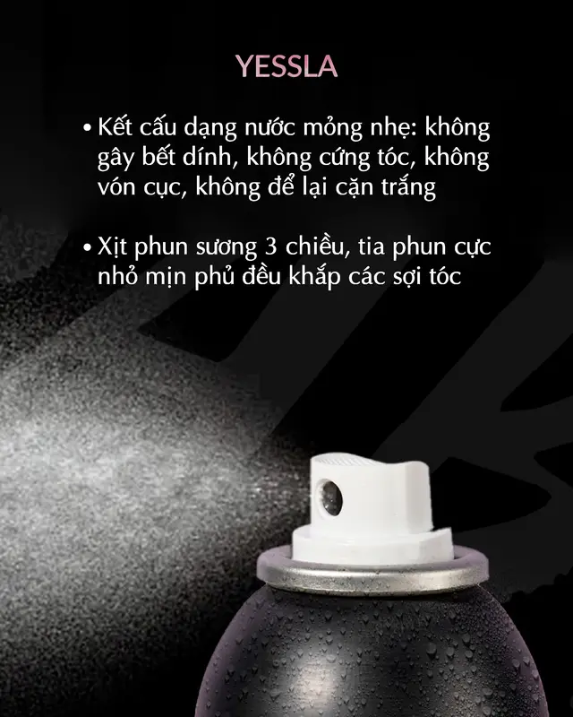 BABI - Xịt tạo kiểu, giữ nếp tóc mềm mại, giữ độ phồng, bồng bềnh tự nhiên 3
