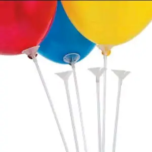 stick cup balon latex warna putih isi 100 pcs