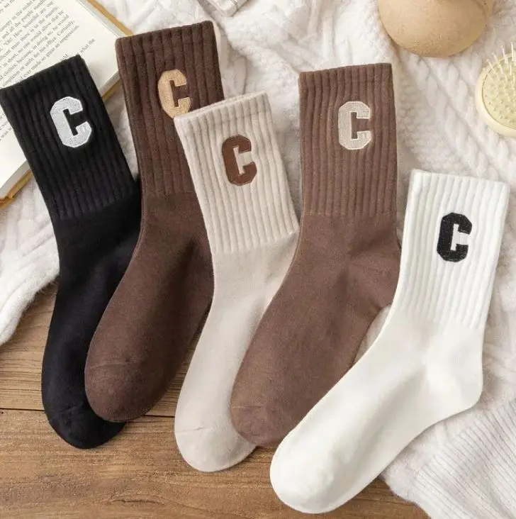 Set 5 Đôi Tất Chữ C Cao Cổ Siêu HOT