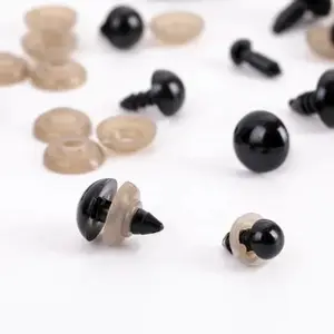 Mata Amigurumi Mata Boneka 4mm SEPASANG Bentuk Bulat Model Jamur Paku Warna Hitam Pekat Bahan Plastik Aksesoris Tambahan Kerajinan Tangan Eye Doll Mata-mataan Boneka Mainan Mata Palsu Pasang Eyes Per Pasang Murah Bagus Bundar Grosir PrakaryaArena Malang