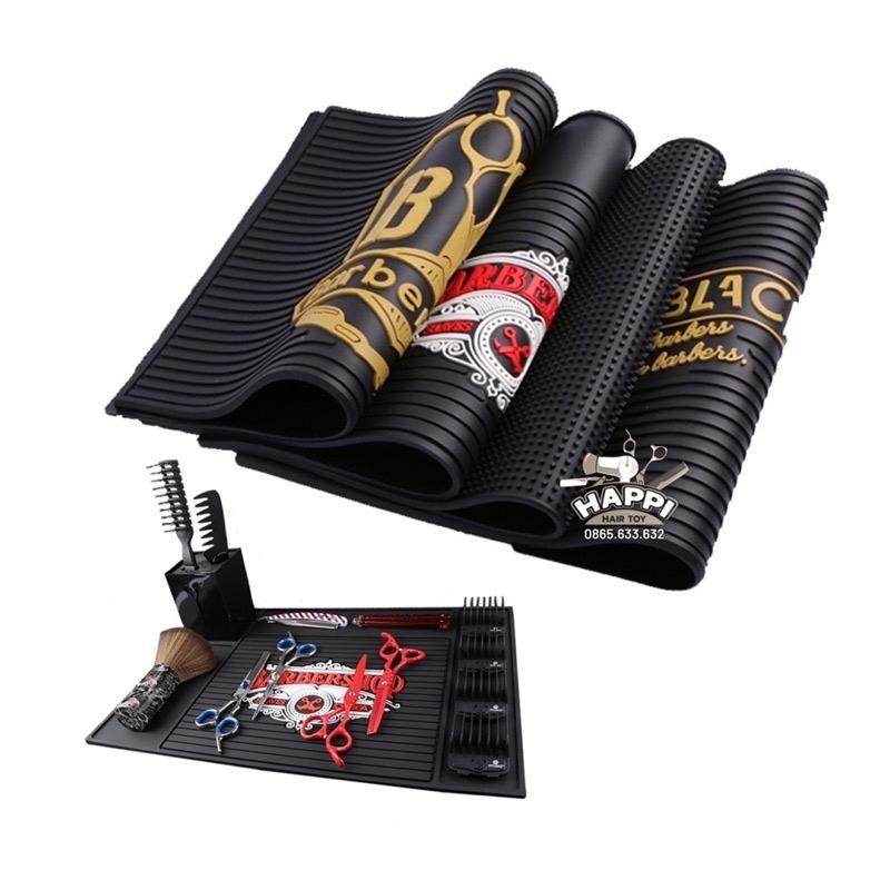 Thảm cao su lót tông đơ kéo cắt tóc đồ nghề làm tóc Barber Chuyên Nghiệp Nam Nữ