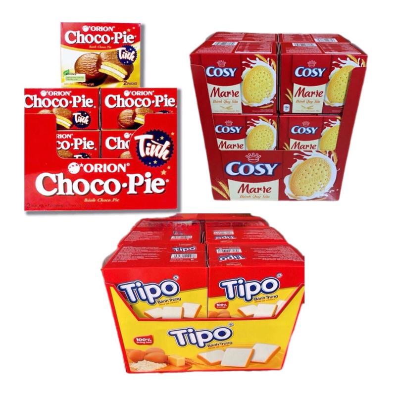 Bánh Chocopie Tipo Cosy Lễ Hộp To gồm 12 hộp nhỏ Bánh Quy Ăn Vặt