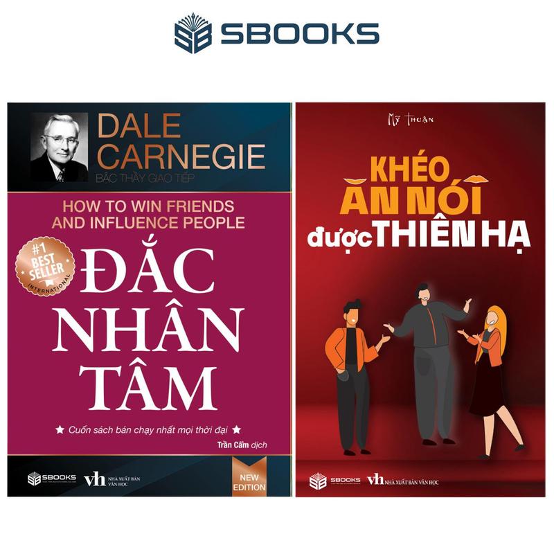 Sách - Combo 2 Cuốn Đắc Nhân Tâm + Khéo Ăn Nói Được Thiên Hạ - SBOOKS