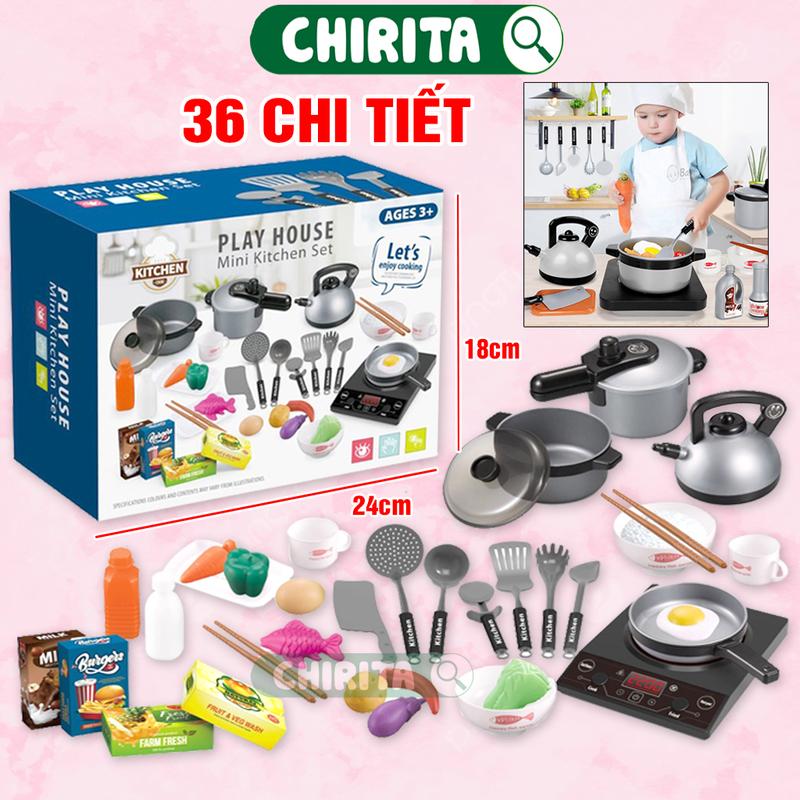  Đồ Chơi Nấu Ăn Nhà Bếp 36 Chi Tiết Cho Bé Chirita 