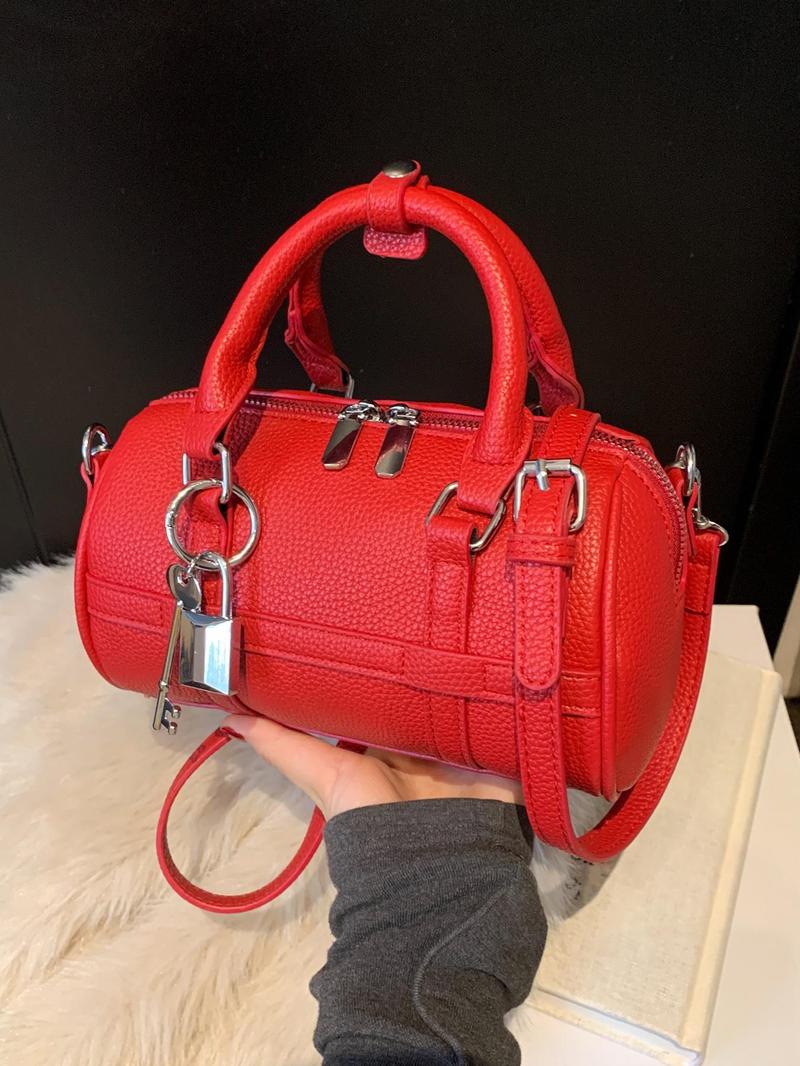 Product Introduction of Women's Elegant Handbag, Fashionable Solid Color Crossbody Bag for Daily Used, Casual Trendy Versatile High-quality Daily Commuting Bag 0