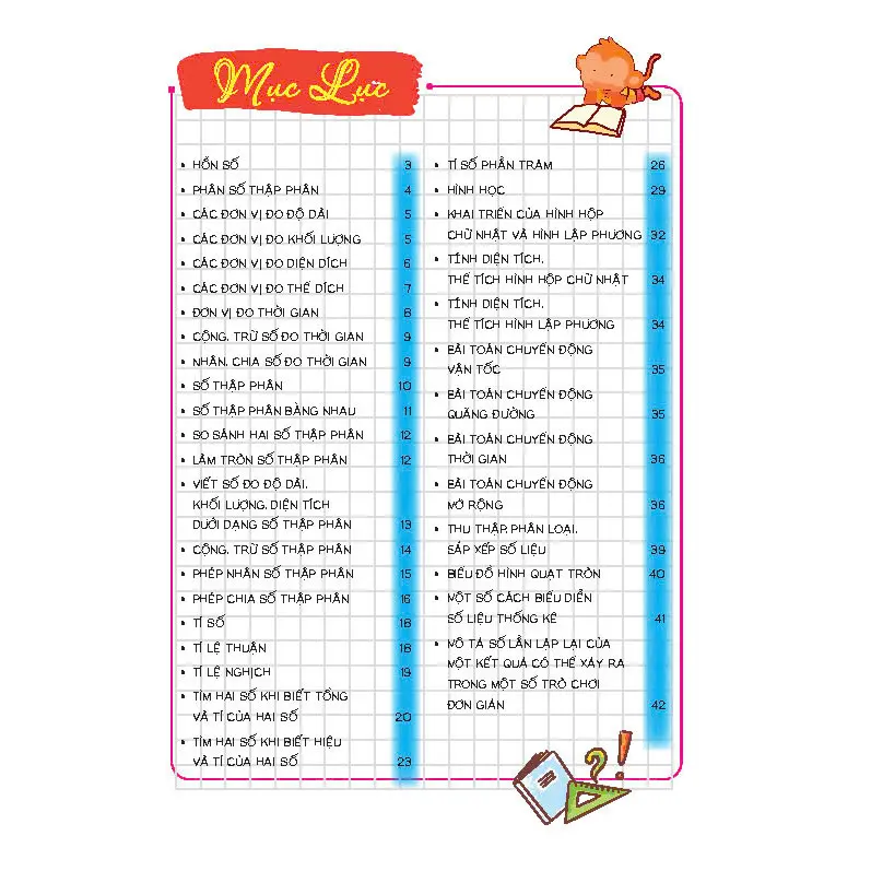 Sách - Take note! Toán 5 có lò xo (dùng cho cả 3 bộ SGK mới: cánh diều, kết nối tri thức, chân trời sang tạo) 45k 8