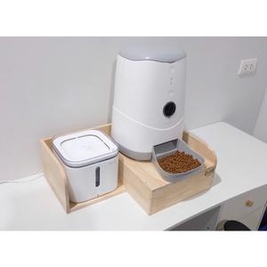 C1 ชุดโต๊ะอาหาร ที่วางน้ำพุ เครื่องอัตโนมัติ วางได้เกือบทุกรุ่น เช่น Petkit URPET เป็นต้น สำหรับสัตว์เลี้ยง หมา แมว (ไม่รวมน้ำพุ เครื่องอัตโนมัติ)